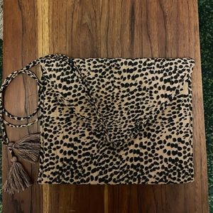 Ulla johnson padded envelope bag with wrap tassle